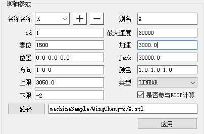 NC轴定义